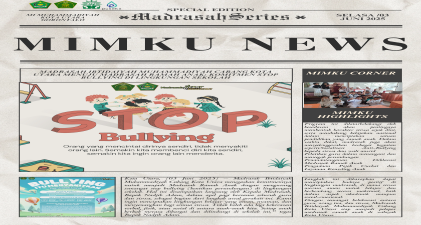 MI Muhammadiyah Cabang Kota Utara menuju Madrasah Ramah Anak